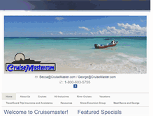 Tablet Screenshot of cruisemaster.com